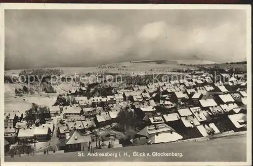 St Andreasberg Harz Blick vom Glockenberg Kat. Sankt Andreasberg