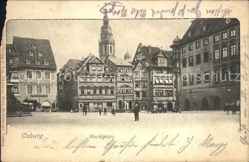 Coburg Marktplatz Kat. Coburg