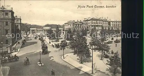 London Hyde Park Corner Kat. City of London