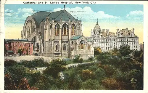 New York City Cathedral and St Lukes Hospital / New York /