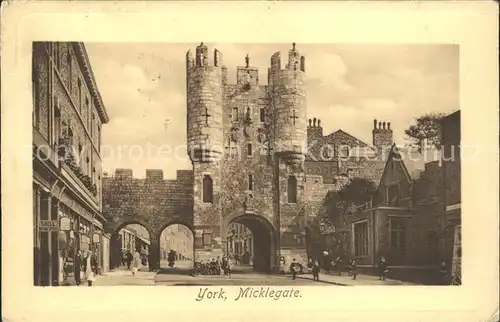 York UK Micklegate Kat. York