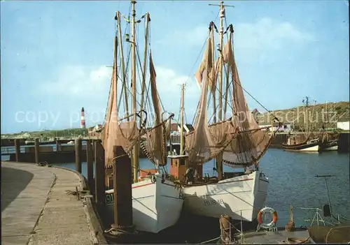 Hoernum Sylt Hafenpartie Fischkutter Kat. Hoernum (Sylt)