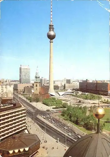 Berlin Blick vom Dom Fernseh und UKW Turm Kat. Berlin