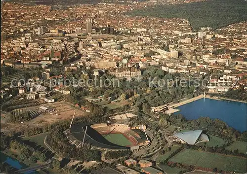 Hannover Niedersachsenstadion Maschsee Fliegeraufnahme Kat. Hannover