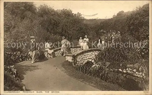 Scarborough UK Peasholm Glen The Bridge / Scarborough /North Yorkshire CC