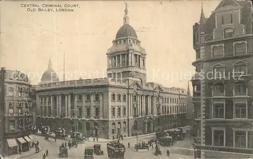 London Central Criminal Court Old Bailey Kat. City of London