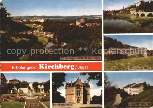 Kirchberg Jagst Schloss Hornberg Ockenauer Steg Jugendherberge Schullandheim Kat. Kirchberg an der Jagst