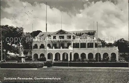 Paramaribo Gouvernementshuis Denkmal Kat. Paramaribo