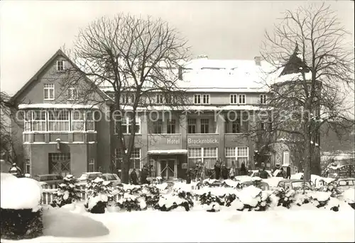 Friedrichsbrunn Harz Hotel Brockenblick  Kat. Friedrichsbrunn