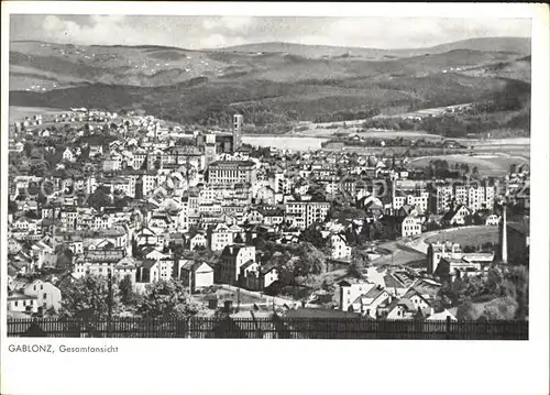 Gablonz Neisse Tschechien Gesamtansicht Jahrweiser Schoenes Sudetenland 28 Bildkarten Kat. Jablonec nad nisou