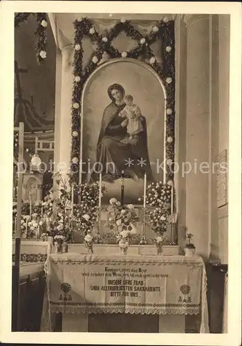 Wien Anbetungskirchlein Altar UL Frau vom Allerheiligsten Sakrament Kat. Wien