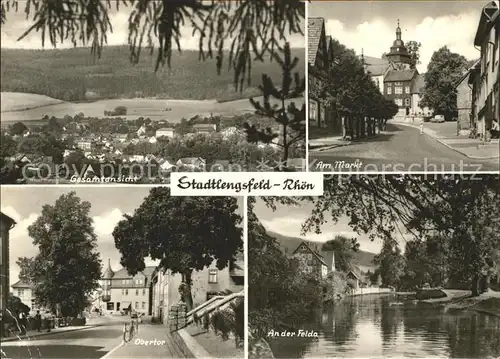 Stadtlengsfeld Total Markt Obertor An der Felda Kat. Stadtlengsfeld