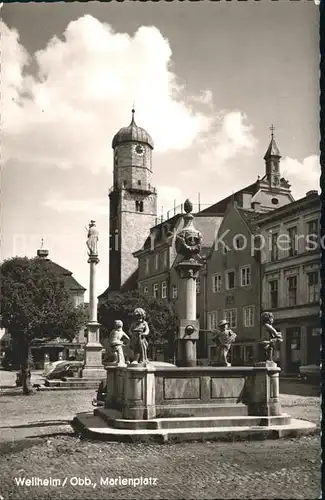 Weilheim Oberbayern Marienplatz / Weilheim i.OB /Weilheim-Schongau LKR