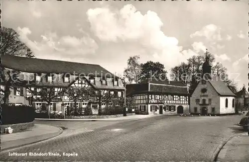 Rhoendorf Kapelle Kat. Bad Honnef