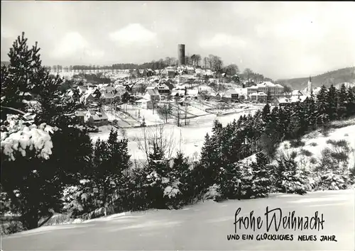 Lobenstein Bad im Winter / Bad Lobenstein /Saale-Orla-Kreis LKR