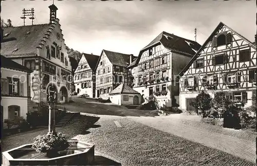 Schiltach Marktplatz Kat. Schiltach Schwarzwald