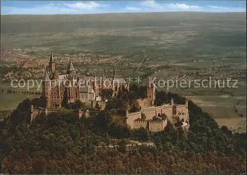 Burg Hohenzollern Fliegeraufnahme Kat. Bisingen