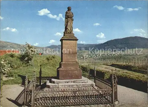 Steinbach Baden Baden Meister Erwin Denkmal  Kat. Baden Baden