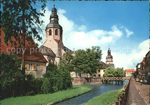 Ettlingen An der Alb Kirche St Martin Rathausturm Kat. Ettlingen