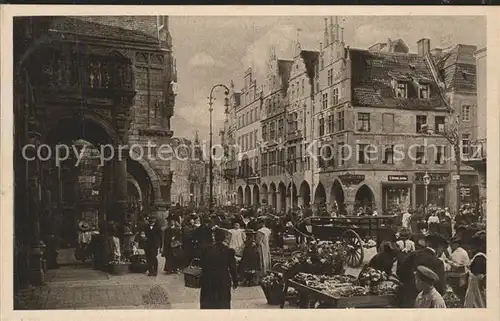 Muenster Westfalen Prinzipalmarkt Markttag Kat. Muenster