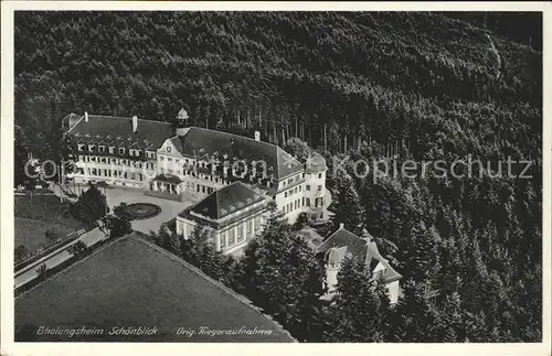 Schwaebisch Gmuend Erholungsheim Schoenblick Fliegeraufnahme Kat. Schwaebisch Gmuend