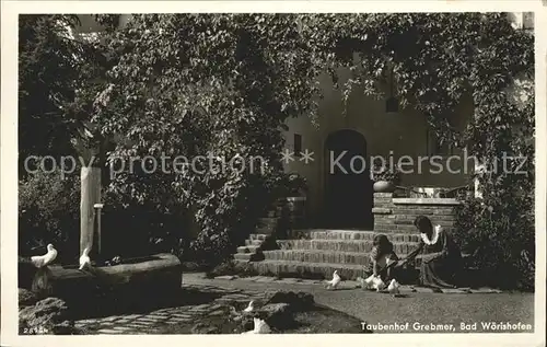 Bad Woerishofen Taubenhof Grebmer Brunnen Kat. Bad Woerishofen