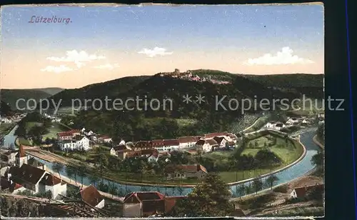 Luetzelburg Lothringen Panorama Kat. Lutzelbourg