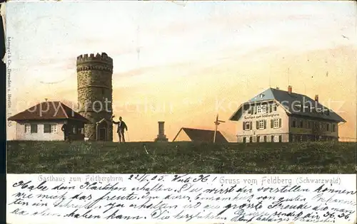 Feldberg Schwarzwald Gasthaus zum Feldbergturm Kat. Feldberg (Schwarzwald)