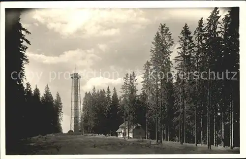 Titisee Neustadt Hochfirst Aussichtsturm mit Rasthaus Schwarzwald Kat. Titisee Neustadt