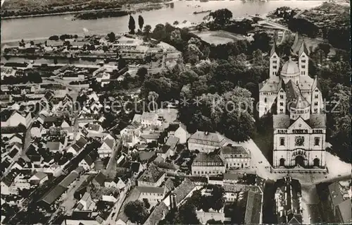 Speyer Rhein Dom Fliegeraufnahme Kat. Speyer