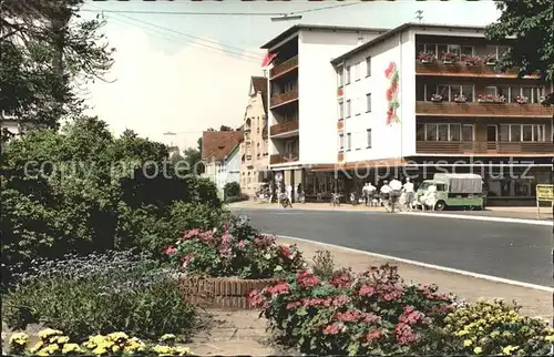 Bad Duerrheim Strassenpartie Blumen Hoechstgelegenes Solbad Europas Kat. Bad Duerrheim