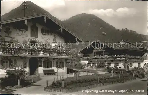 Ruhpolding Dorfpartie Kat. Ruhpolding