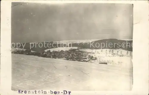 Baerenstein Altbezirk Dresden Winterlandschaft Kat. Altenberg