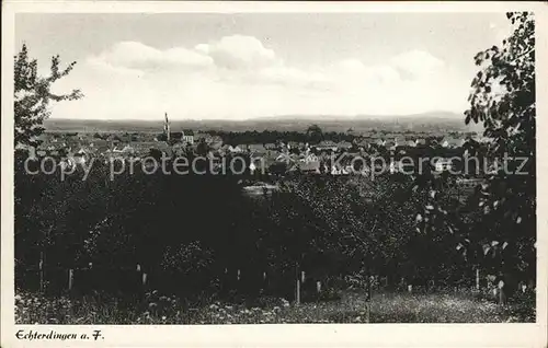 Echterdingen Panorama Kat. Leinfelden Echterdingen