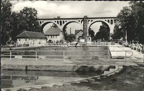 Stadtilm Schwimmbad Bruecke Kat. Stadtilm