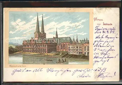 Luebeck Museum und Dom Kat. Luebeck