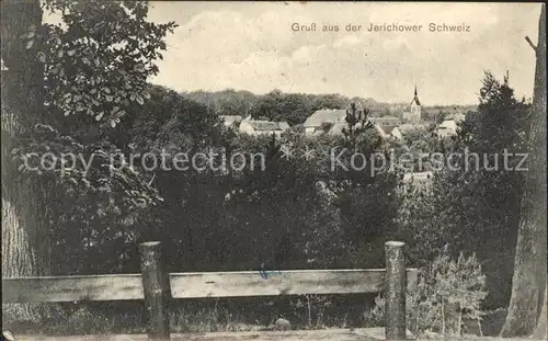 Magdeburgerforth Blick vom Waldrand Jerichower Schweiz Kat. Magdeburgerforth