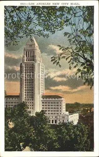 Los Angeles California New City Hall Skyscraper Kat. Los Angeles