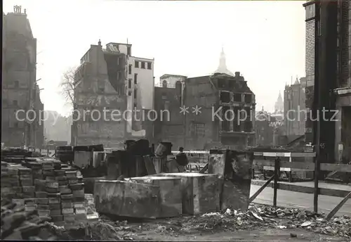 London Aldermanbury Truemmer Ruinen Kat. City of London