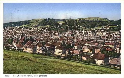 La Chaux de Fonds Vue generale Kat. La Chaux de Fonds