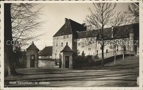 Colombier NE Chateau Schloss Kat. Colombier NE