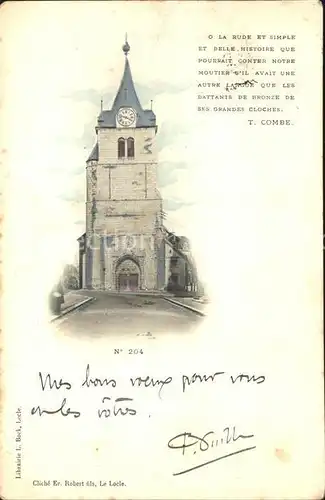 Le Locle Eglise Kirche Kat. Le Locle