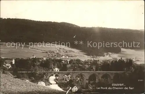 Couvet Pont du Chemin de fer Kat. Couvet