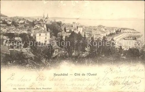 Neuchatel NE Cite de l Ouest Kat. Neuchatel