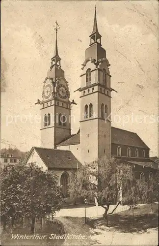 Winterthur Stadtkirche Kat. Winterthur