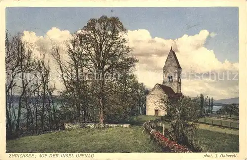 Insel Ufenau Zuerichsee Kirche Kat. Pfaeffikon SZ