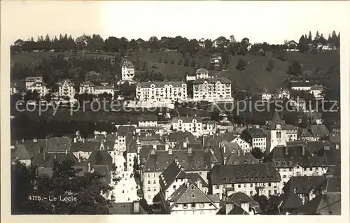 Le Locle Vue generale Kat. Le Locle