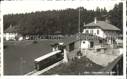 Chaumont NE La Gare Bahnhof Kat. Chaumont