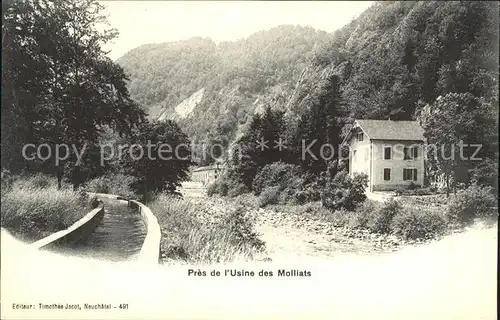 La Chaux de Fonds Pres de l Usine des Molliats Kat. La Chaux de Fonds