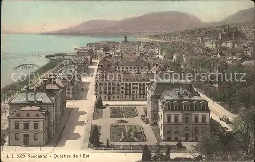 Neuchatel NE Quartier de l Est Lac Kat. Neuchatel